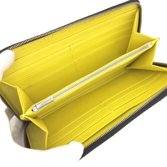 CELINE Logo Leather Zippy Zip Around Long Wallet - Picture 5 of 8